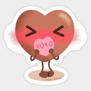 Lovely chocolates - Love note Sticker